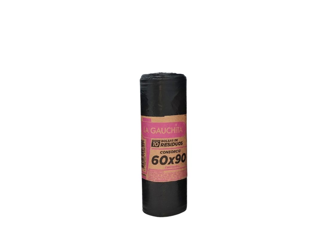 Bolsa residuo La Gauchita plana 60x90 Consorcio